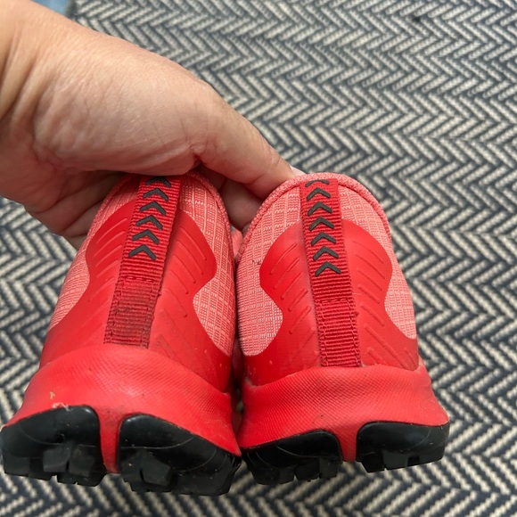 Saucony Women's Peregrine 12 Trail Red/Coral Running Shoes 6.5 - Picture 3 of 7